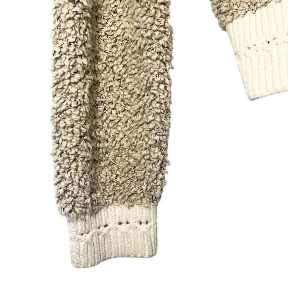 Anthropologie Cozy Knit Moth Kiruna Quarter Zip Pullover Sweater - XS - Picture 6 of 11